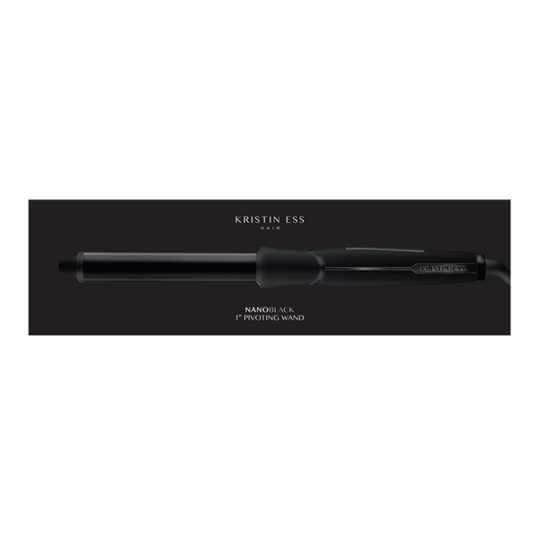 KRISTIN ESS HAIR NANOBLACK 1'' Ceramic Pivot Rotating Curling Wand #2