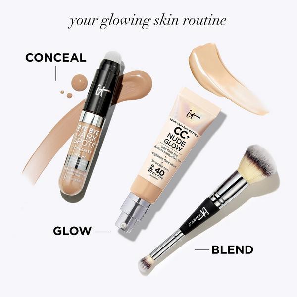 IT Cosmetics CC+ Nude Glow Lightweight Foundation + Glow Serum with SPF 40 #10