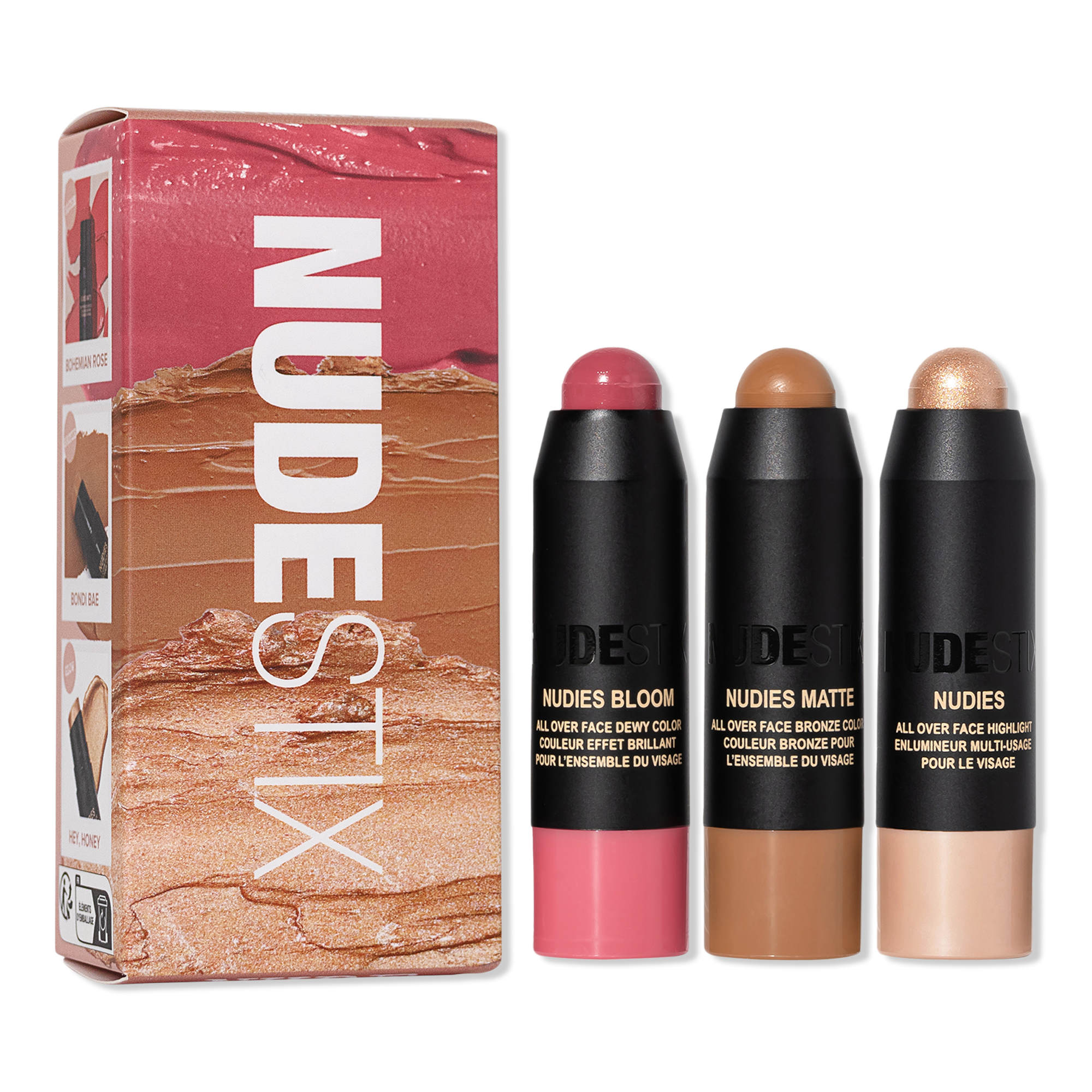 NUDESTIX Roses 'N Honey 3-Piece Mini NUDIES Kit #1