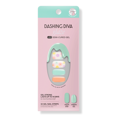 Dashing Diva Daisy Morning Glaze Semi-Cured Gel Art