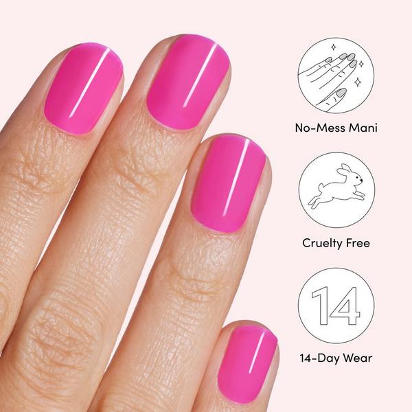 Dashing Diva Glaze Color Semi-Cured Gel Nail Strips #6