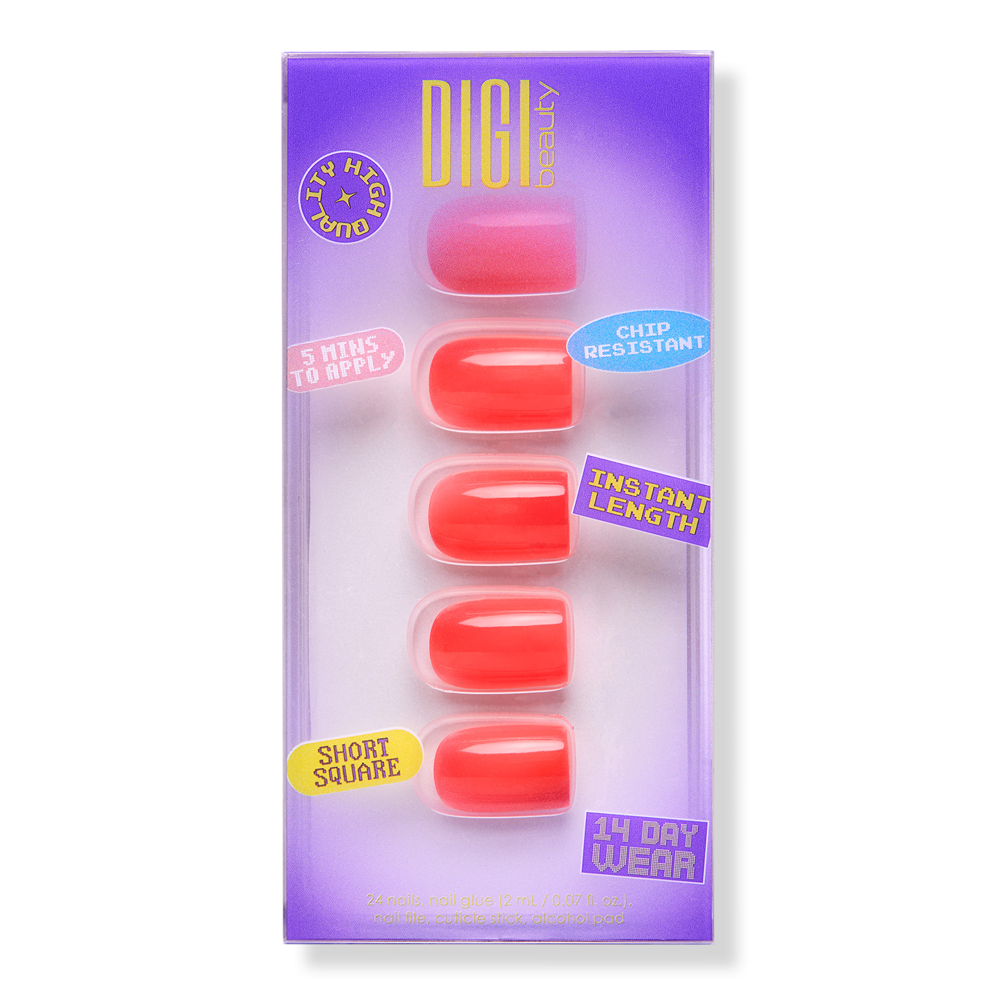 DIGI Beauty It's Fire Press-On Nails #1