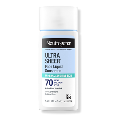 Neutrogena Ultra Sheer Face Liquid SPF 70 Mineral Sunscreen