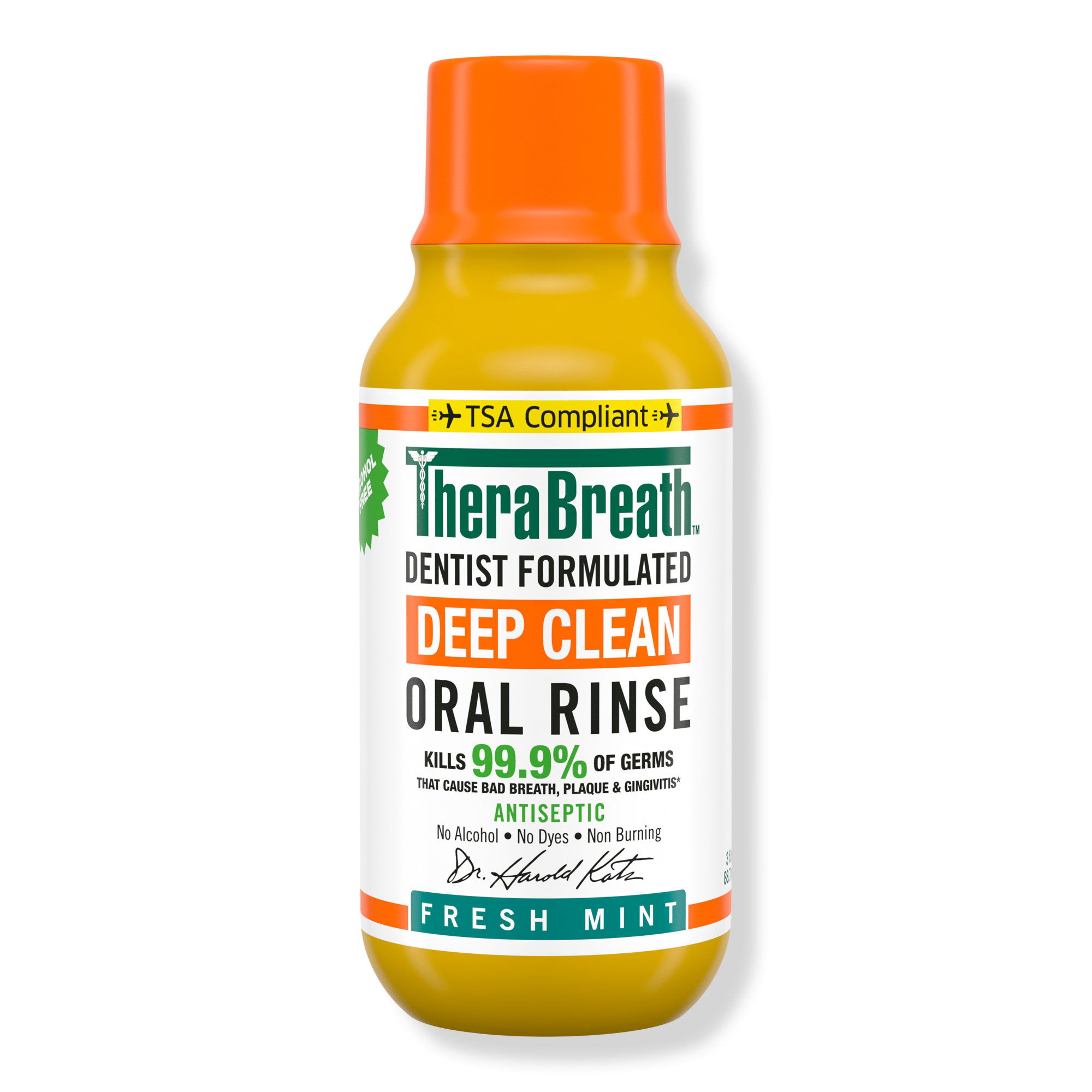 TheraBreath Travel Size Deep Clean Antiseptic Oral Rinse Fresh Mint #1