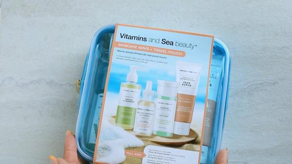 Vitamins and Sea beauty Skincare Minis + Travel Pouch #9